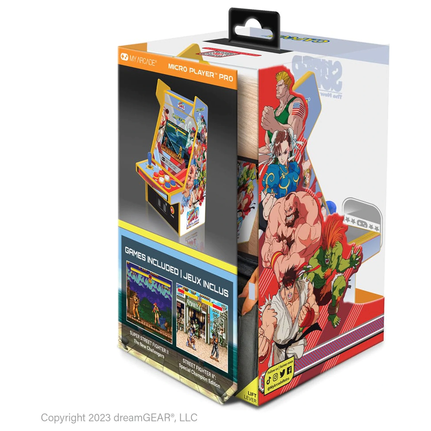 Super Street Fighter II Portable Retro Arcade Micro Player Pro hordozható mini arcade játékgép termékfotó