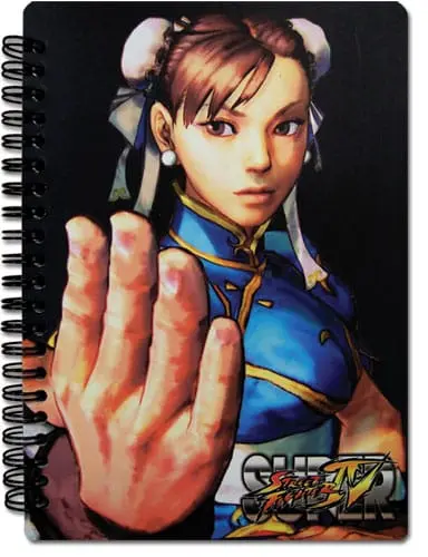 Super Street Fighter IV Chun Li &amp; Cammy jegyzetfüzet termékfotó