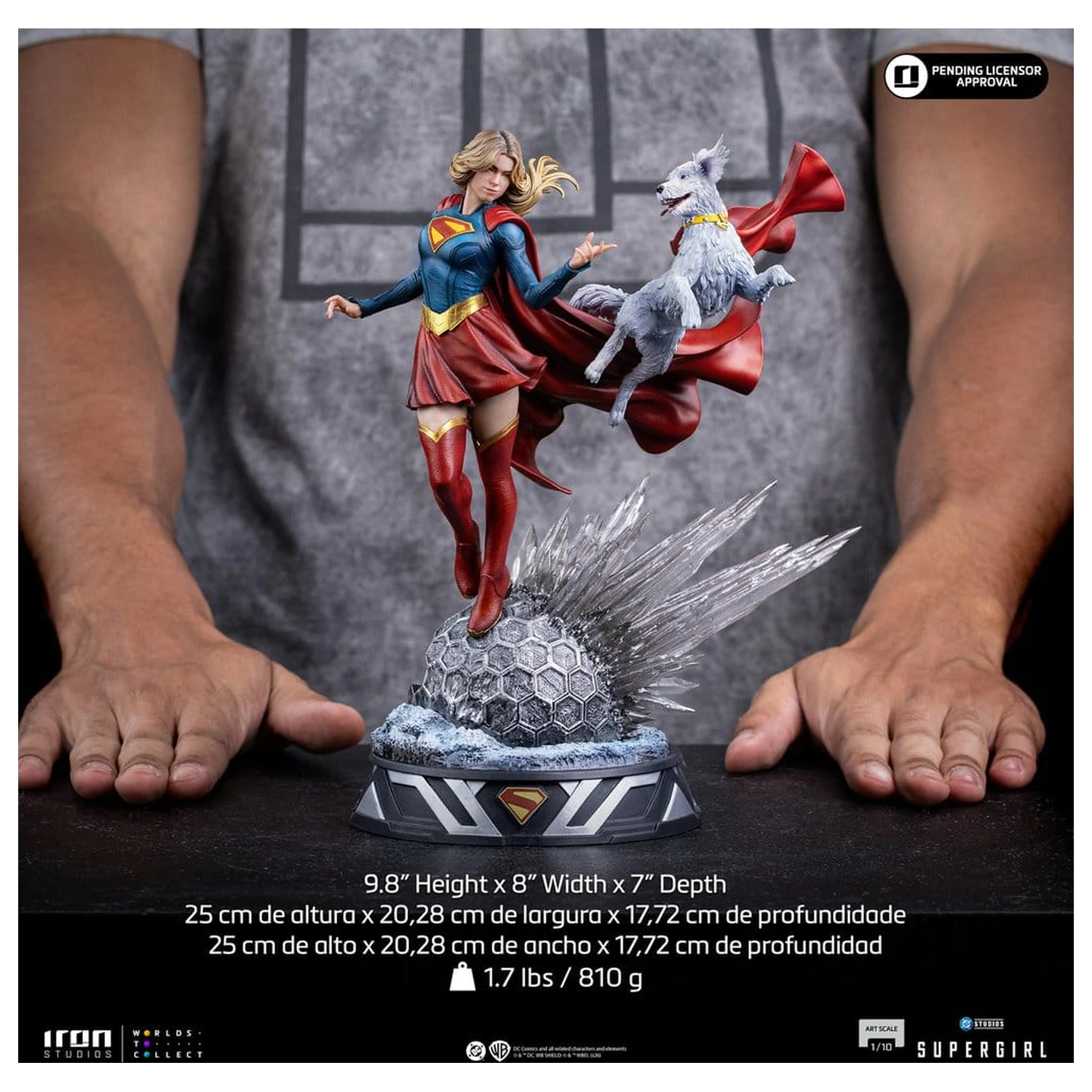 Supergirl (2026) Art Scale szobor figura 1/10 Supergirl 25 cm termékfotó