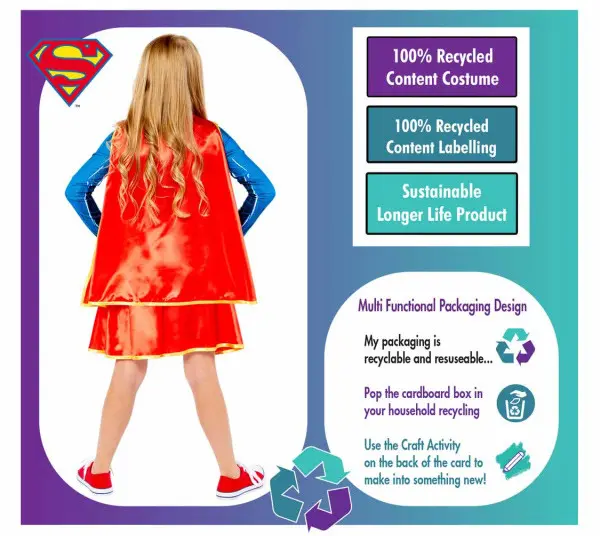 Supergirl jelmez 10-12 év termékfotó