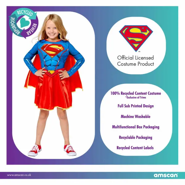 Supergirl jelmez 10-12 év termékfotó