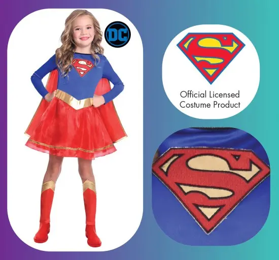 Supergirl jelmez 3-4 év termékfotó