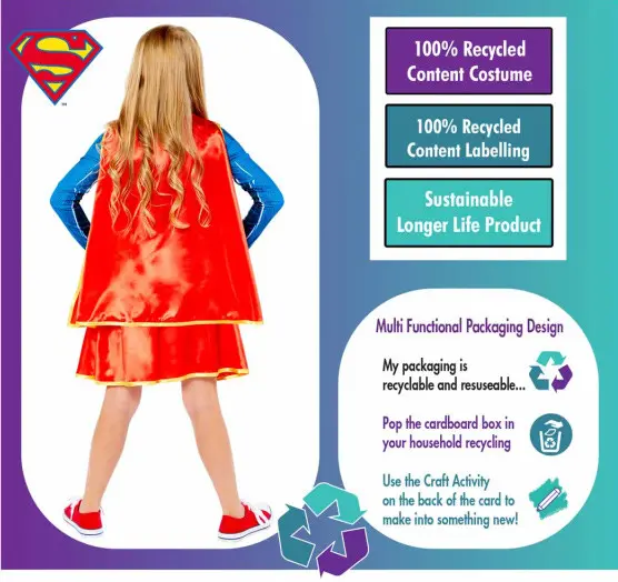 Supergirl jelmez 4-6 év termékfotó