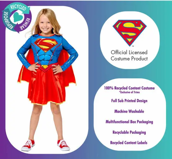 Supergirl jelmez 6-8 év termékfotó