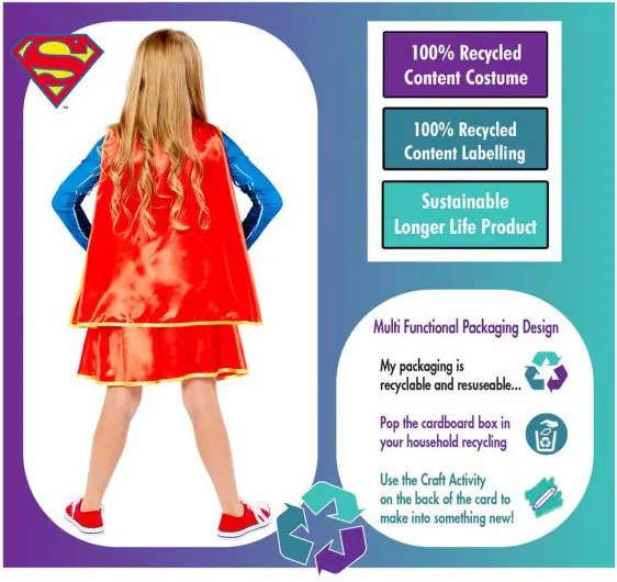 Supergirl jelmez 6-8 év termékfotó