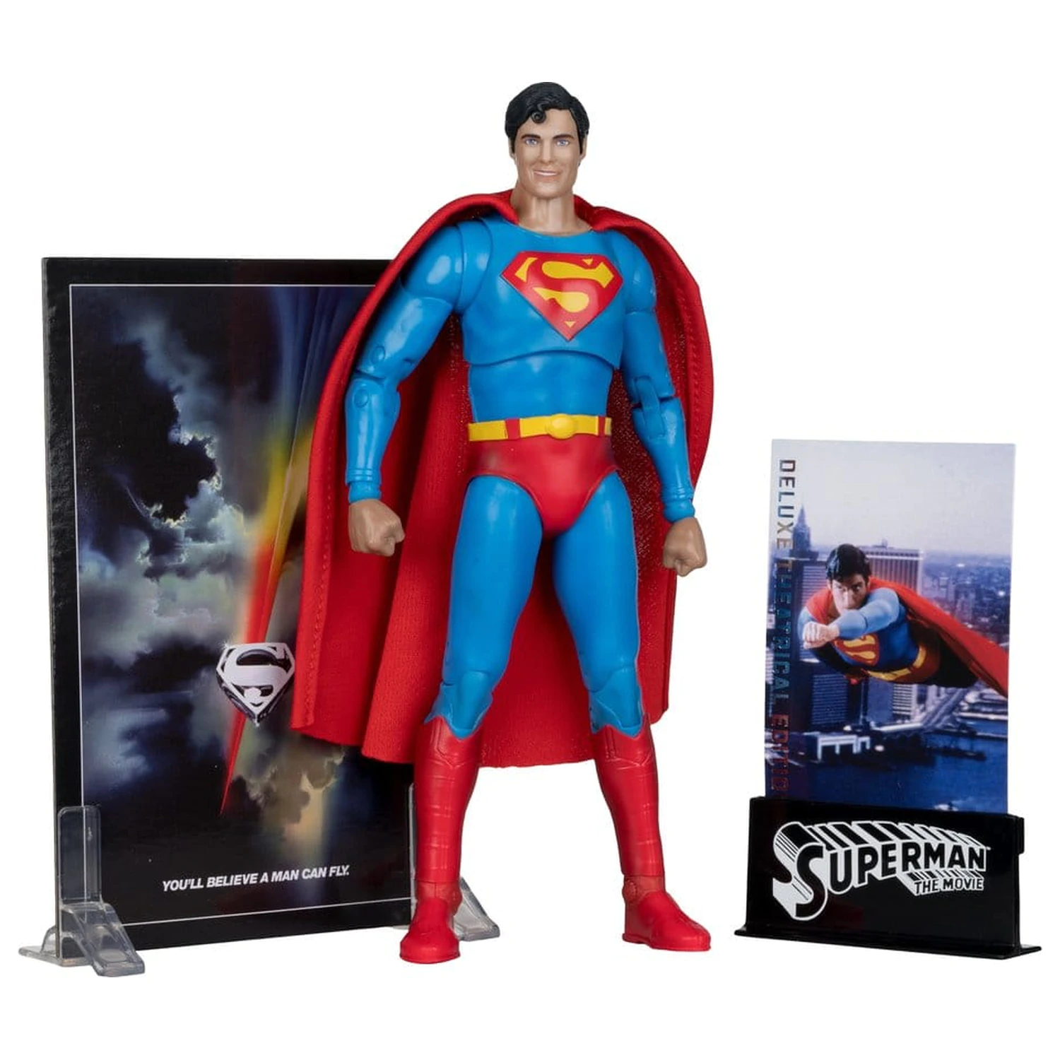 Superman (1978) DC Multiverse Deluxe Theatrical Edition akciófigura Superman 19 cm termékfotó