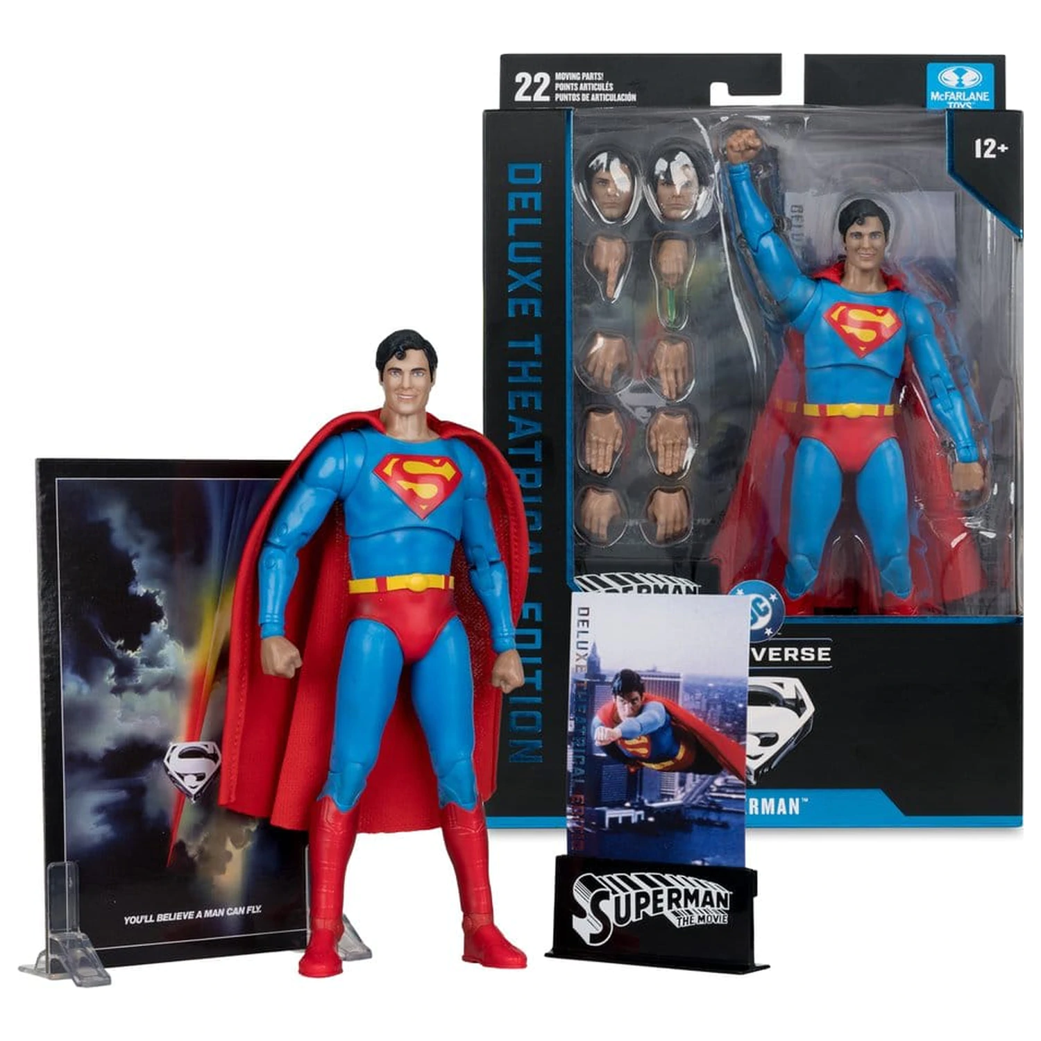 Superman (1978) DC Multiverse Deluxe Theatrical Edition akciófigura Superman 19 cm termékfotó