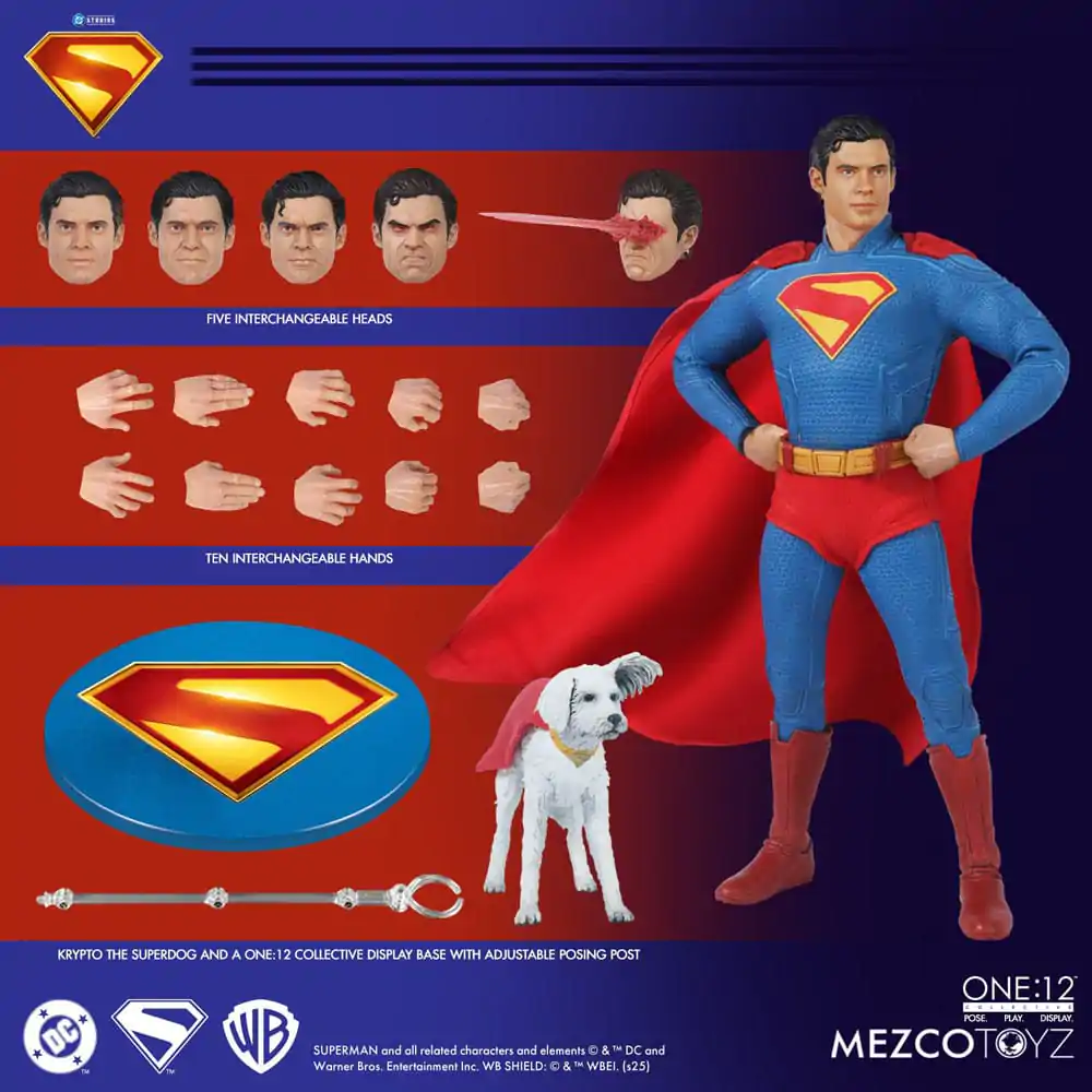 Superman (2025) 1/12 Superman akciófigura 17 cm termékfotó