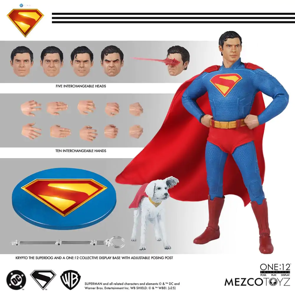 Superman (2025) 1/12 Superman akciófigura 17 cm termékfotó