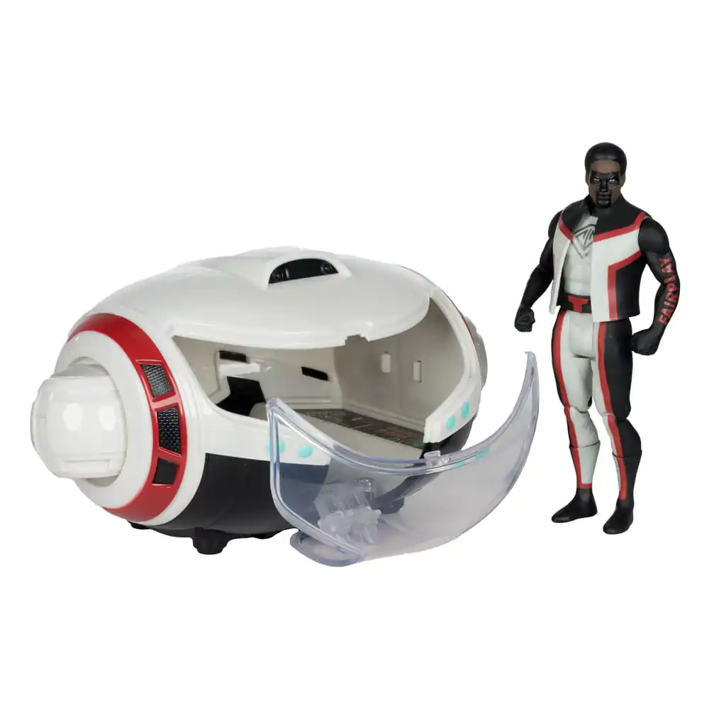 Superman (2025) DC Direct Super Powers Mr. Terrific &amp; T-Craft akciófigura és jármű termékfotó