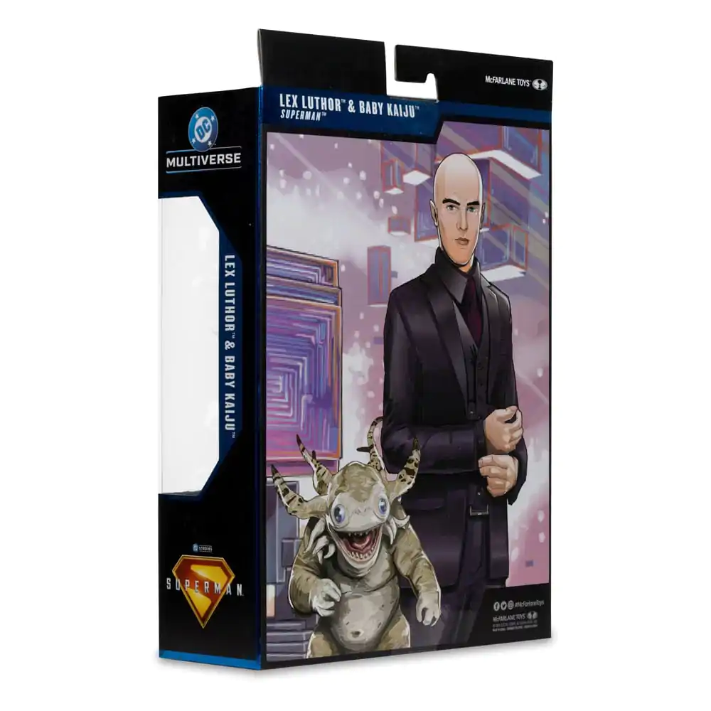 Superman (2025) DC Multiverse Deluxe akciófigura Lex Luthor with Baby Kaiju (Deluxe Theatrical Edition) 18 cm termékfotó