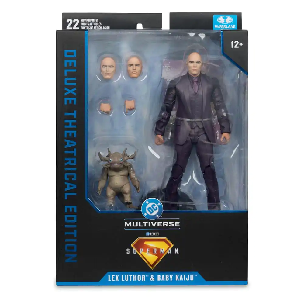 Superman (2025) DC Multiverse Deluxe akciófigura Lex Luthor with Baby Kaiju (Deluxe Theatrical Edition) 18 cm termékfotó