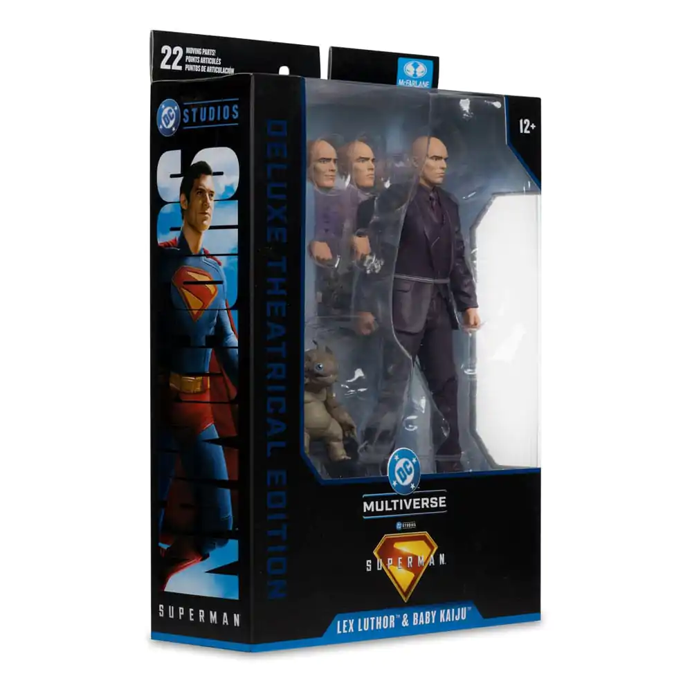 Superman (2025) DC Multiverse Deluxe akciófigura Lex Luthor with Baby Kaiju (Deluxe Theatrical Edition) 18 cm termékfotó