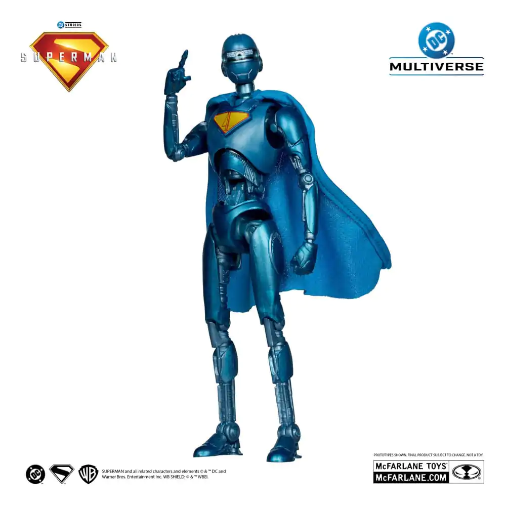 Superman (2025) DC Multiverse Deluxe akciófigura Superman Robot (Red Platinum Edition) 18 cm termékfotó