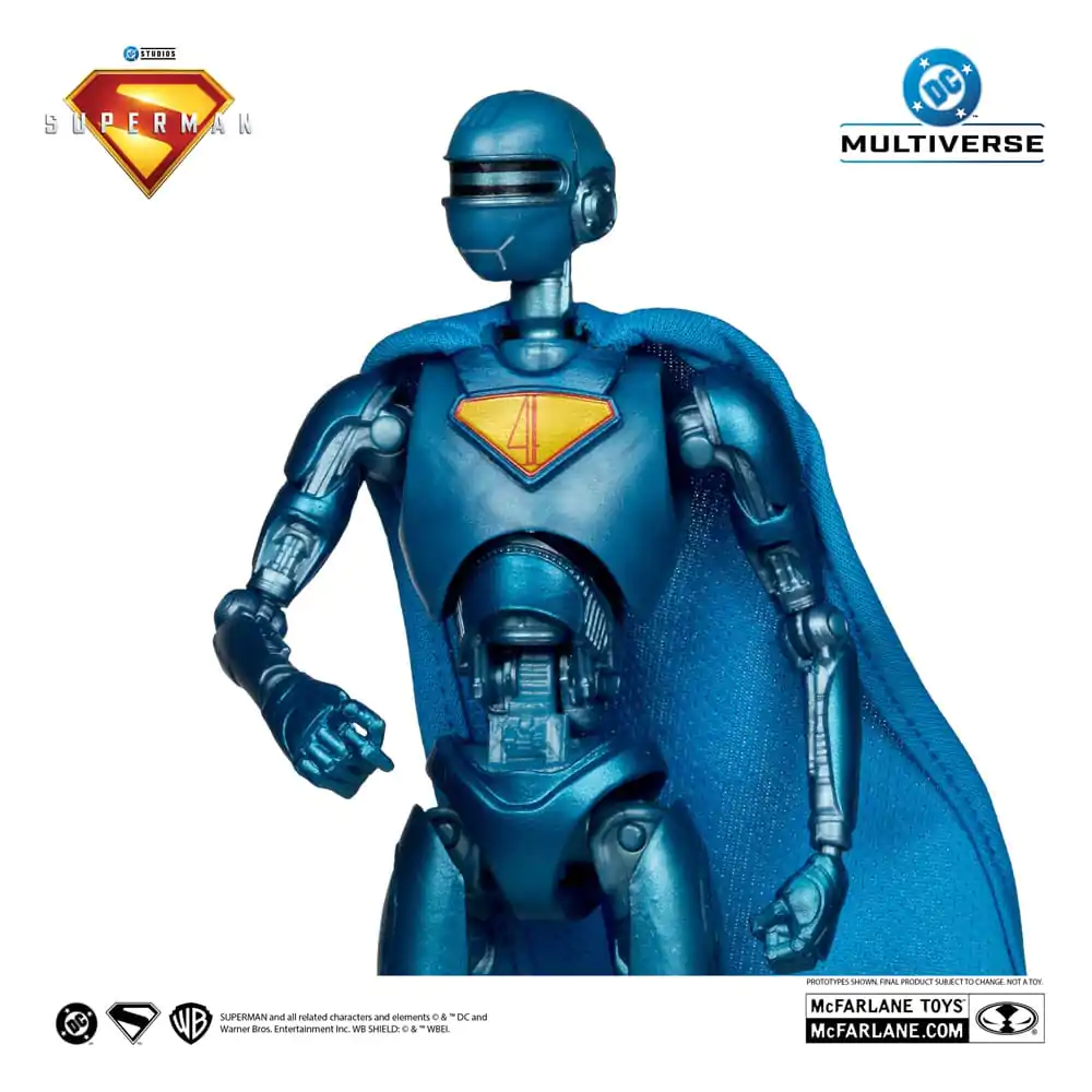 Superman (2025) DC Multiverse Deluxe akciófigura Superman Robot (Red Platinum Edition) 18 cm termékfotó