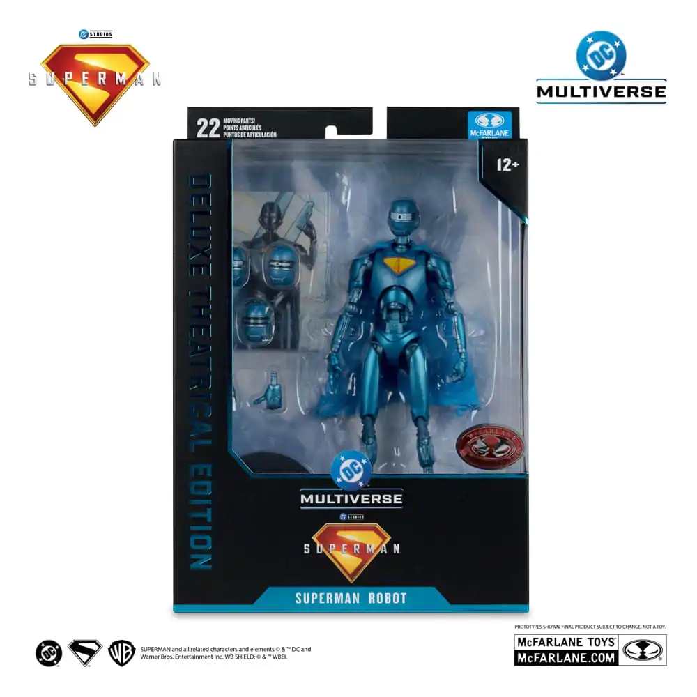 Superman (2025) DC Multiverse Deluxe akciófigura Superman Robot (Red Platinum Edition) 18 cm termékfotó