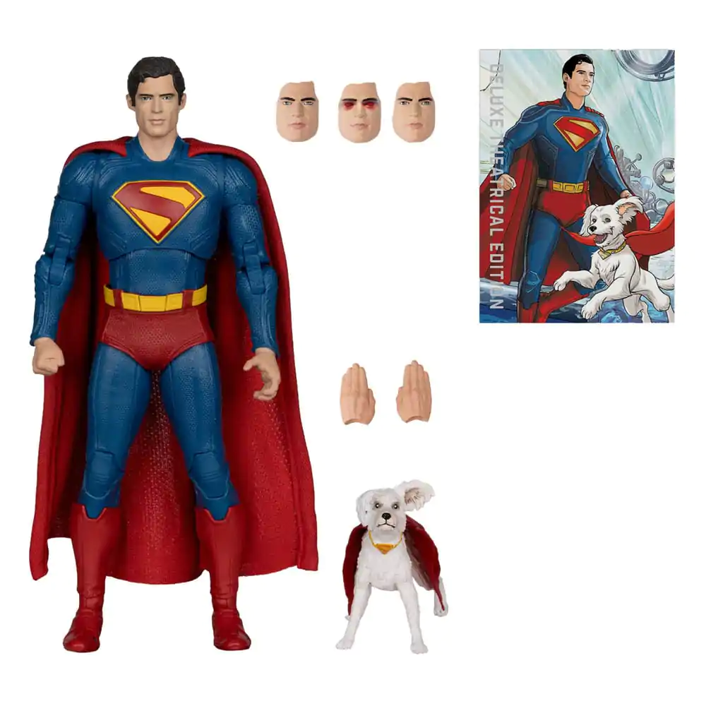 Superman (2025) DC Multiverse Deluxe Superman with Krypto the Super Dog akciófigura 18 cm termékfotó