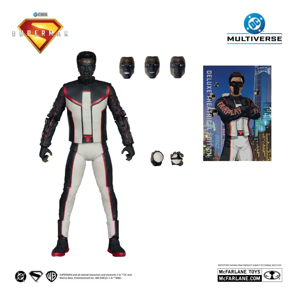 Superman (2025) DC Multiverse Deluxe Theatrical Edition Mr. Terrific (Red Platinum Edition) akciófigura 18 cm termékfotó