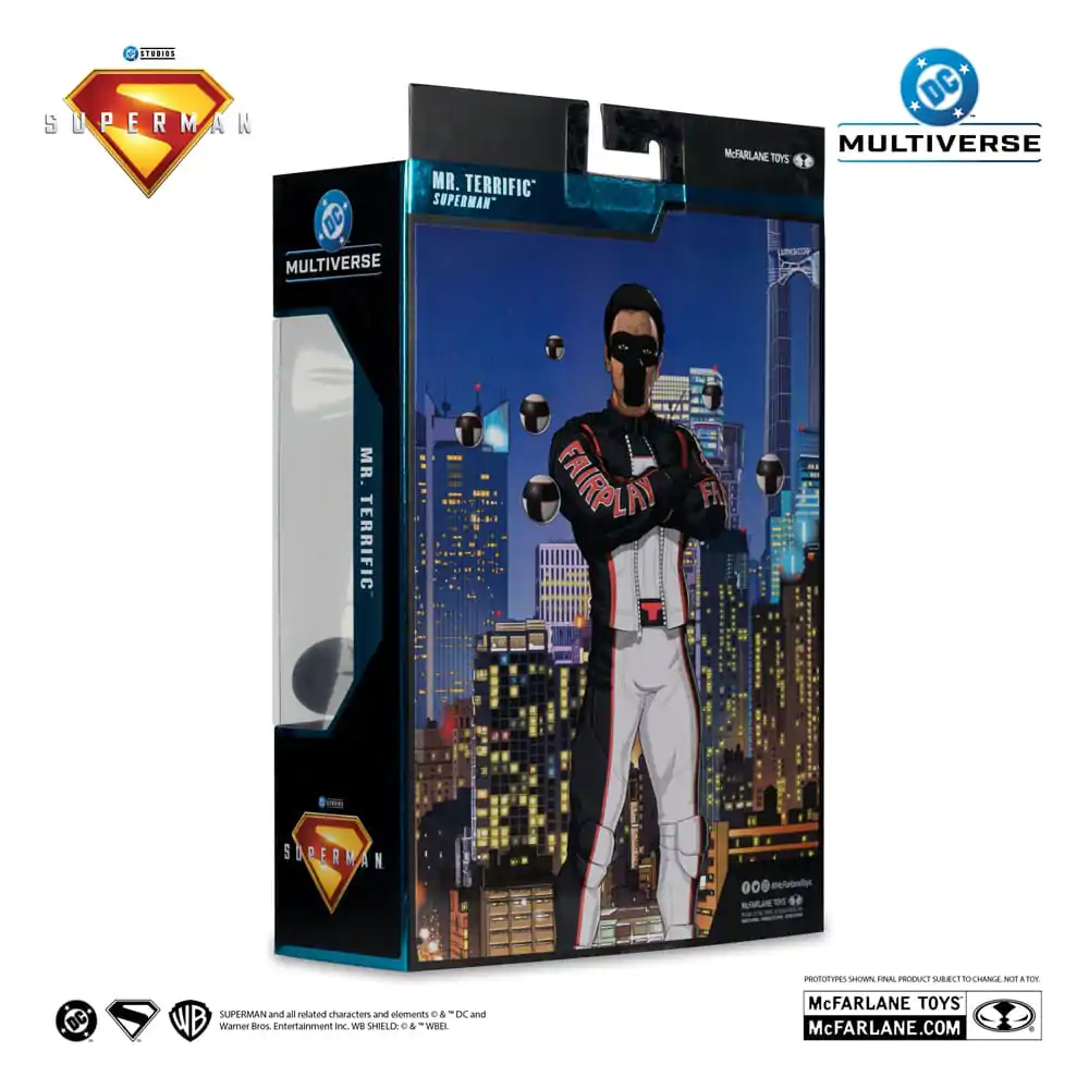 Superman (2025) DC Multiverse Deluxe Theatrical Edition Mr. Terrific (Red Platinum Edition) akciófigura 18 cm termékfotó
