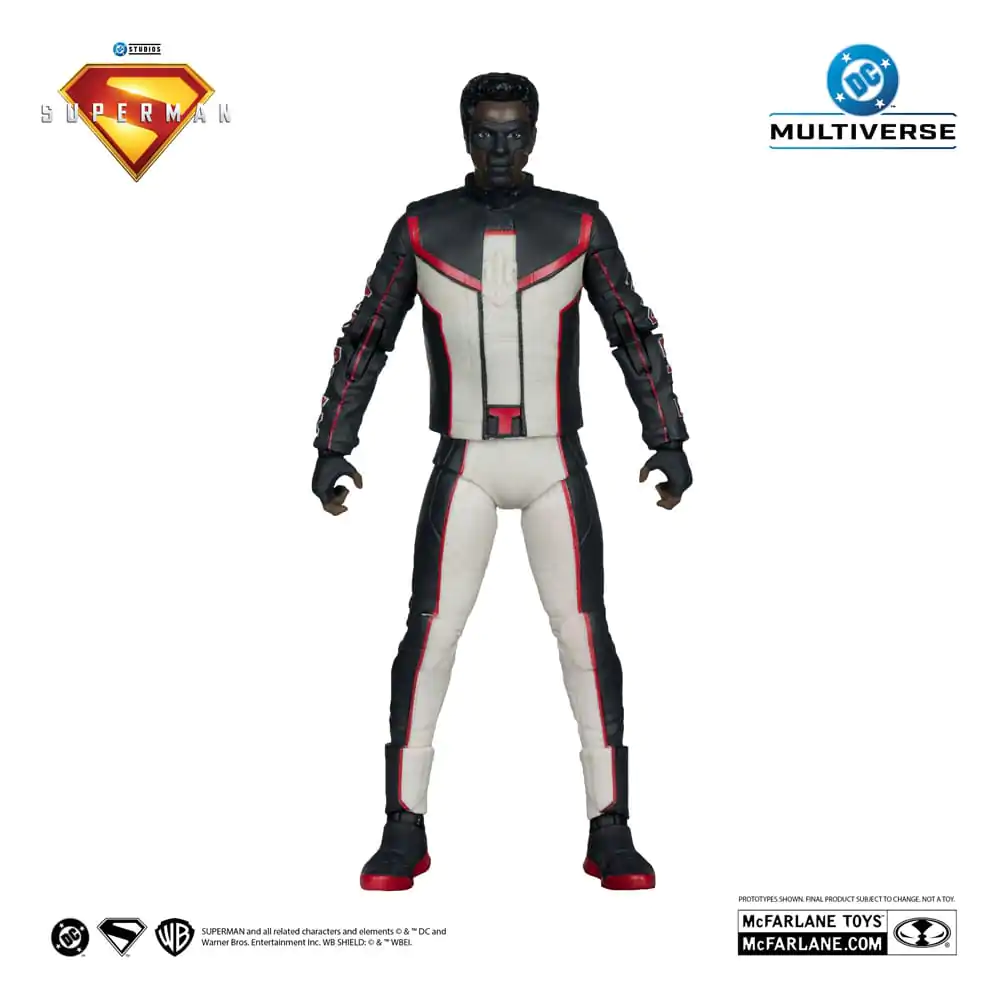 Superman (2025) DC Multiverse Deluxe Theatrical Edition Mr. Terrific (Red Platinum Edition) akciófigura 18 cm termékfotó