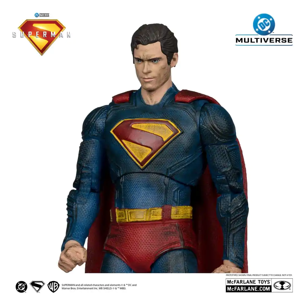 Superman (2025) DC Multiverse Superman (Battle Damaged) (Gold Label) akciófigura 18 cm termékfotó