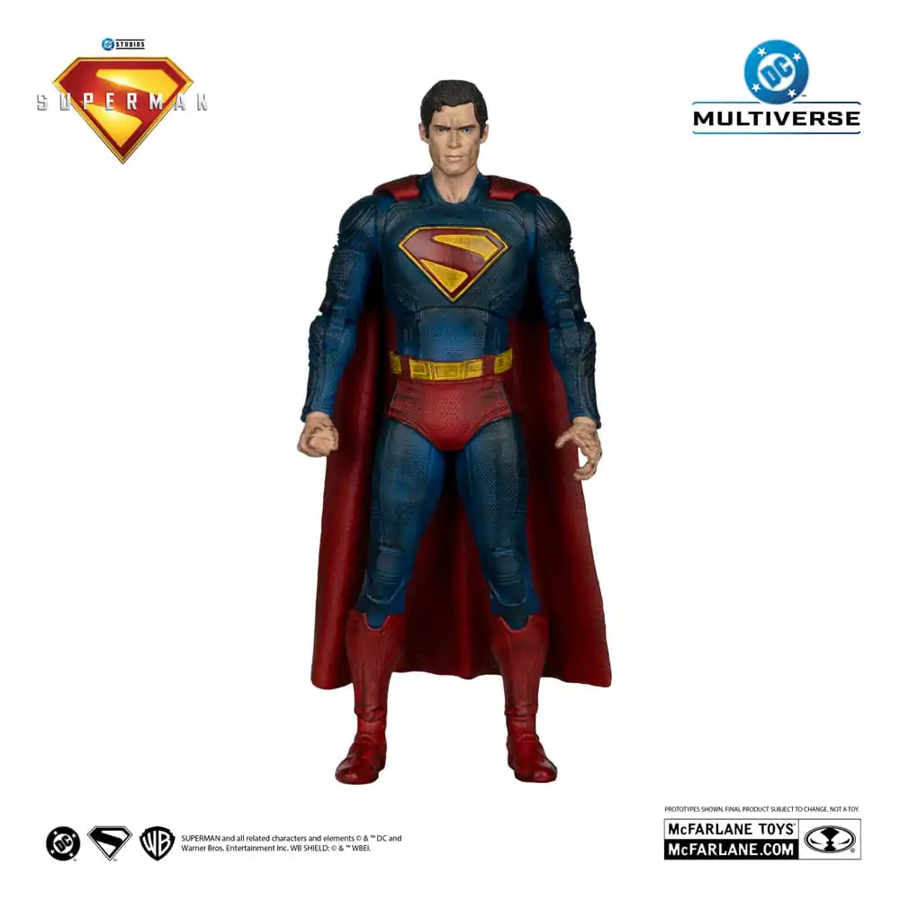Superman (2025) DC Multiverse Superman (Battle Damaged) (Gold Label) akciófigura 18 cm termékfotó