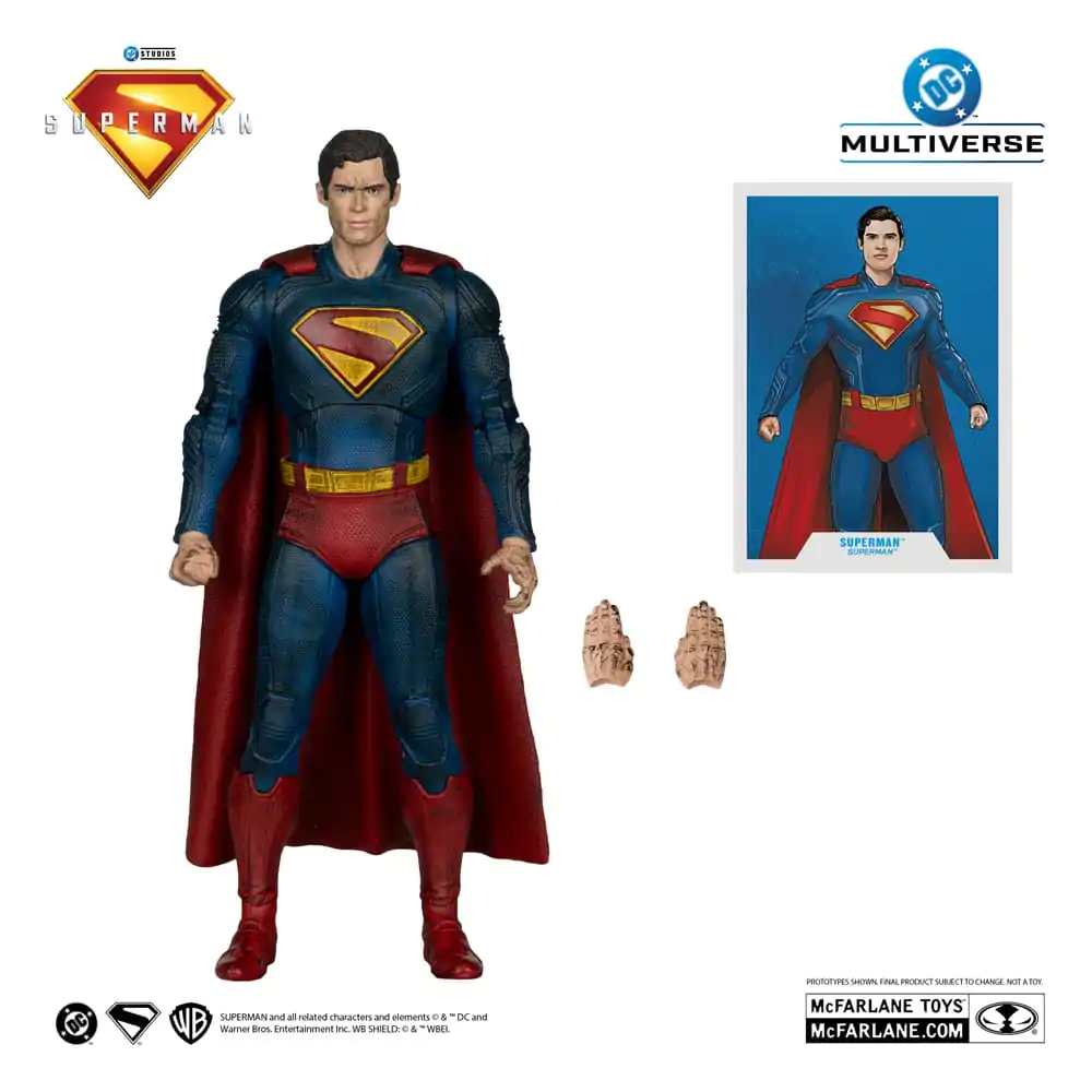 Superman (2025) DC Multiverse Superman (Battle Damaged) (Gold Label) akciófigura 18 cm termékfotó
