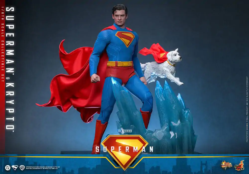 Superman (2025) Movie Masterpiece akciófigura 1/6 Superman &amp; Krypto 33 cm termékfotó