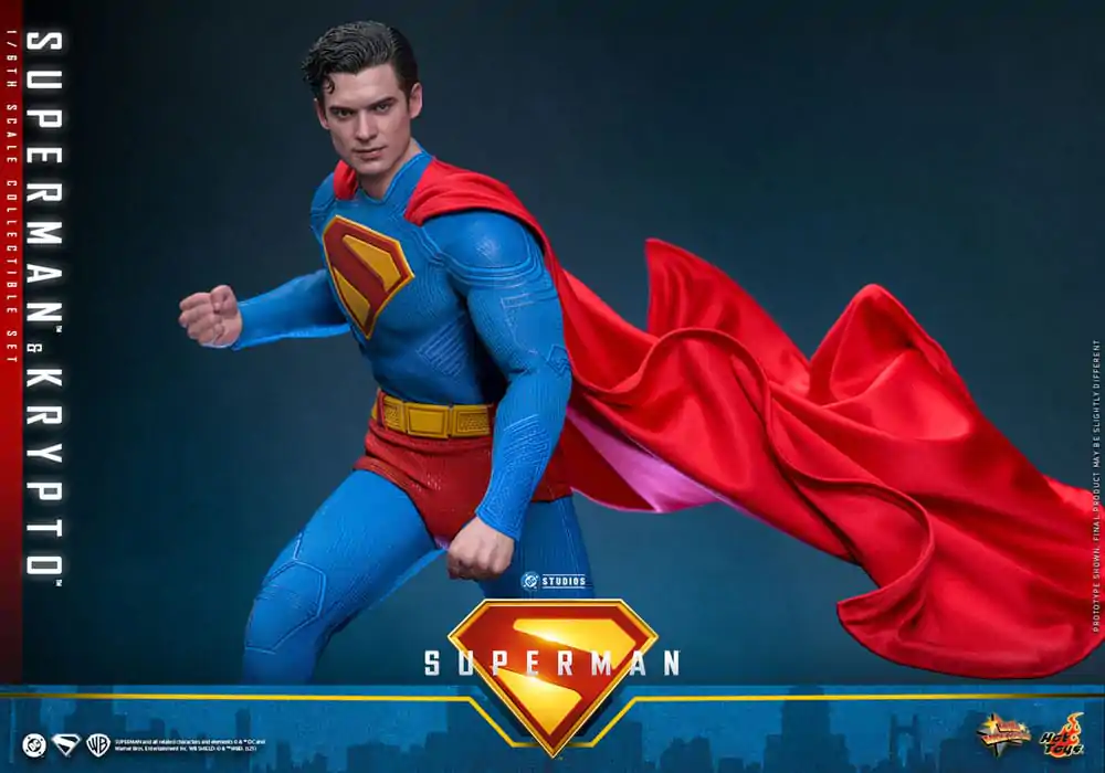 Superman (2025) Movie Masterpiece akciófigura 1/6 Superman &amp; Krypto 33 cm termékfotó
