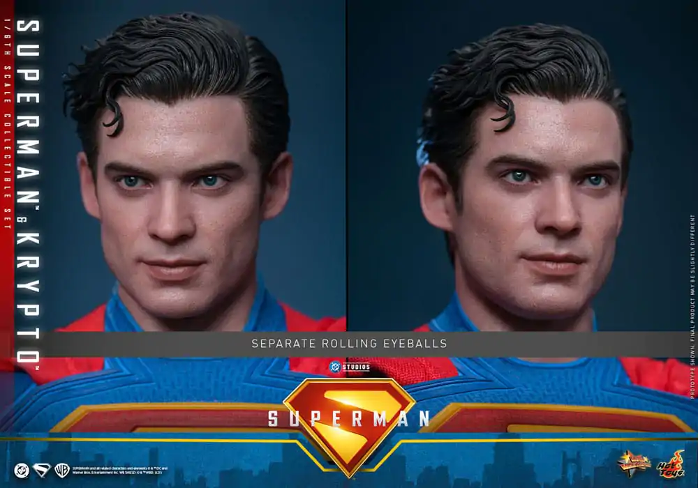 Superman (2025) Movie Masterpiece akciófigura 1/6 Superman &amp; Krypto 33 cm termékfotó