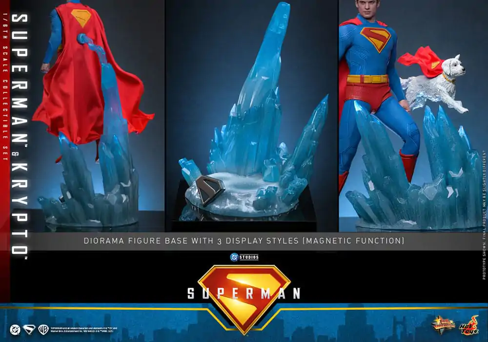 Superman (2025) Movie Masterpiece akciófigura 1/6 Superman &amp; Krypto 33 cm termékfotó