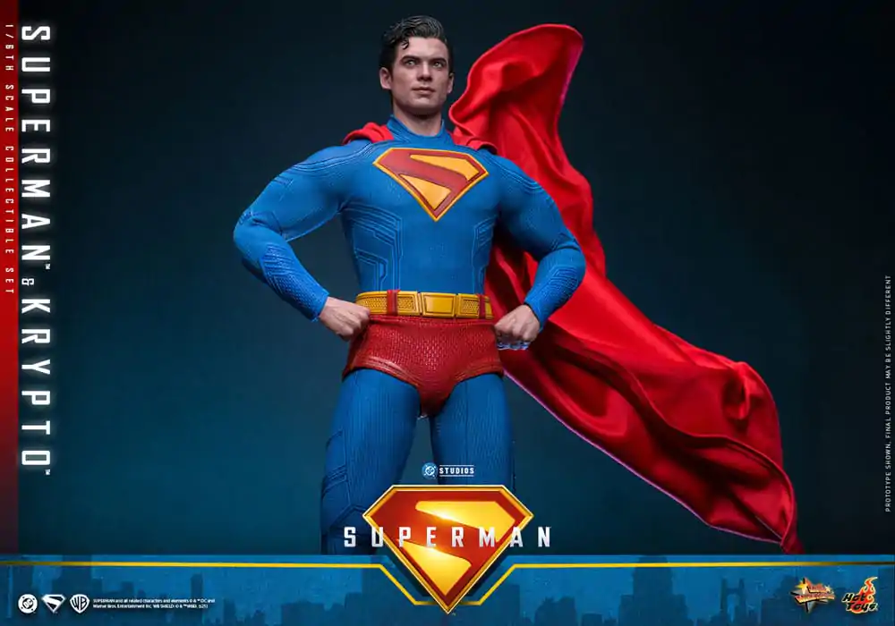 Superman (2025) Movie Masterpiece akciófigura 1/6 Superman &amp; Krypto 33 cm termékfotó