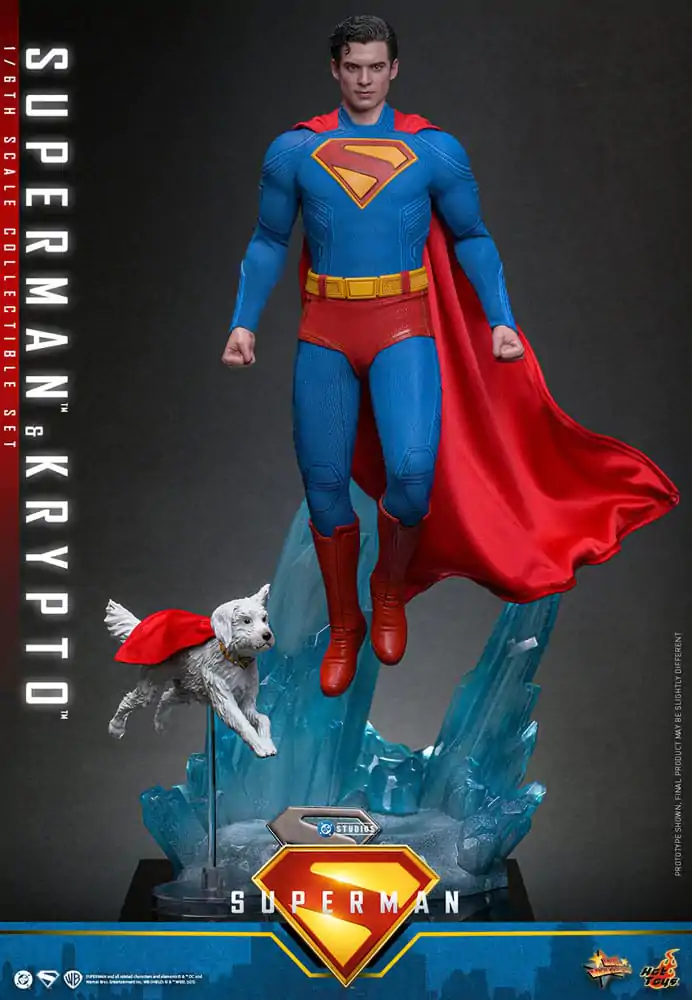 Superman (2025) Movie Masterpiece akciófigura 1/6 Superman &amp; Krypto 33 cm termékfotó