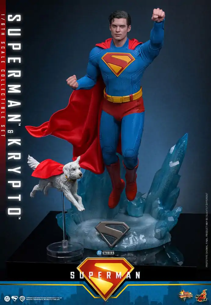 Superman (2025) Movie Masterpiece akciófigura 1/6 Superman &amp; Krypto 33 cm termékfotó