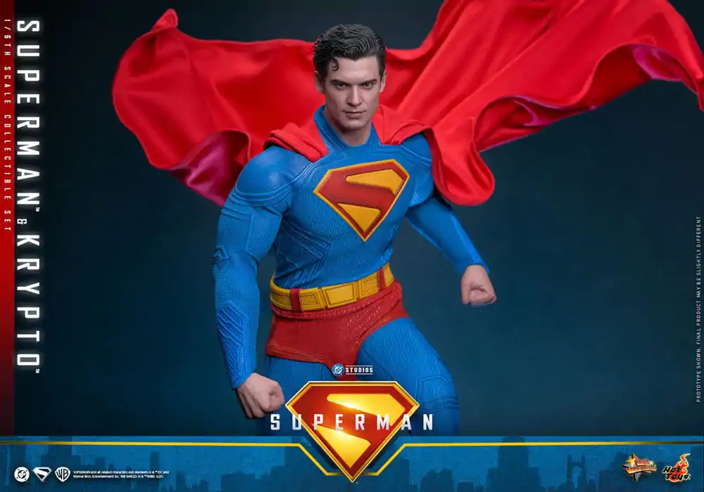 Superman (2025) Movie Masterpiece akciófigura 1/6 Superman &amp; Krypto 33 cm termékfotó