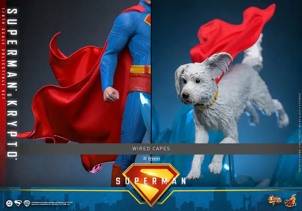 Superman (2025) Movie Masterpiece akciófigura 1/6 Superman &amp; Krypto 33 cm termékfotó
