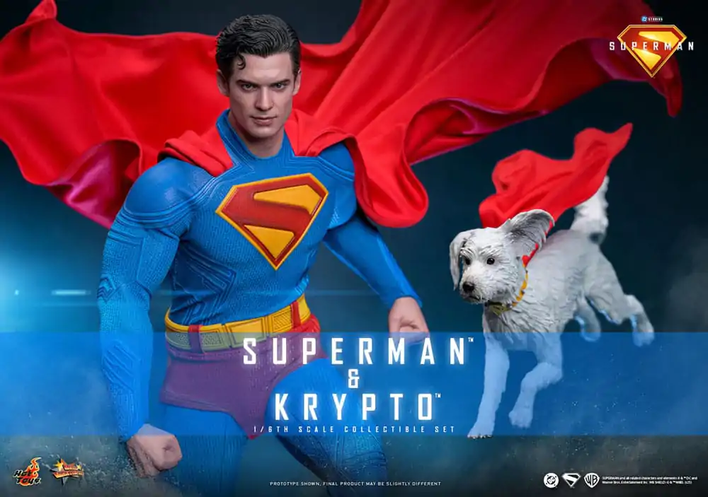 Superman (2025) Movie Masterpiece akciófigura 1/6 Superman &amp; Krypto 33 cm termékfotó