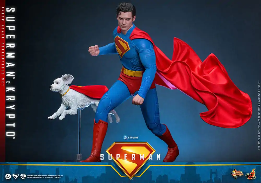 Superman (2025) Movie Masterpiece akciófigura 1/6 Superman &amp; Krypto 33 cm termékfotó