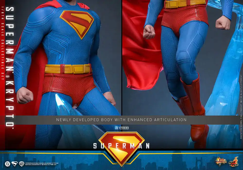 Superman (2025) Movie Masterpiece akciófigura 1/6 Superman &amp; Krypto 33 cm termékfotó