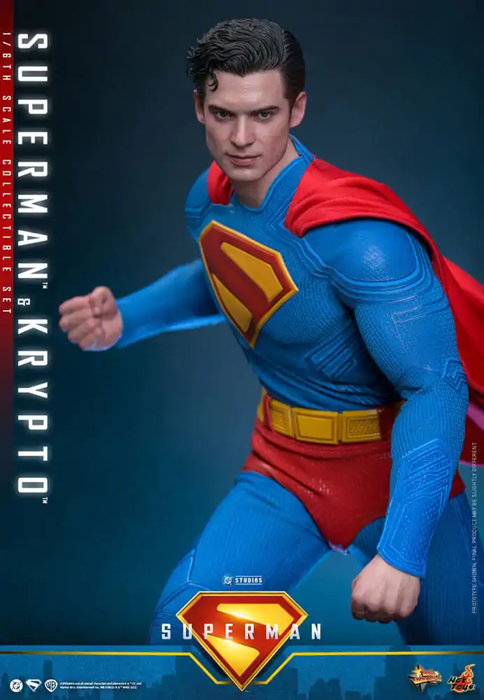 Superman (2025) Movie Masterpiece akciófigura 1/6 Superman &amp; Krypto 33 cm termékfotó