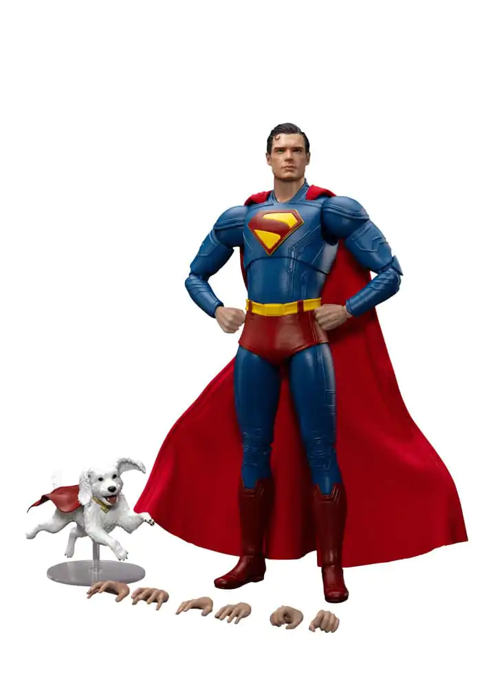Superman (2025) Superman &amp; Krypto akciófigura 21 cm termékfotó