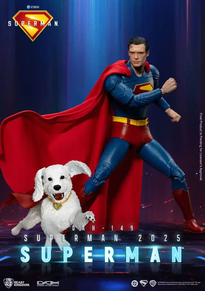 Superman (2025) Superman &amp; Krypto akciófigura 21 cm termékfotó