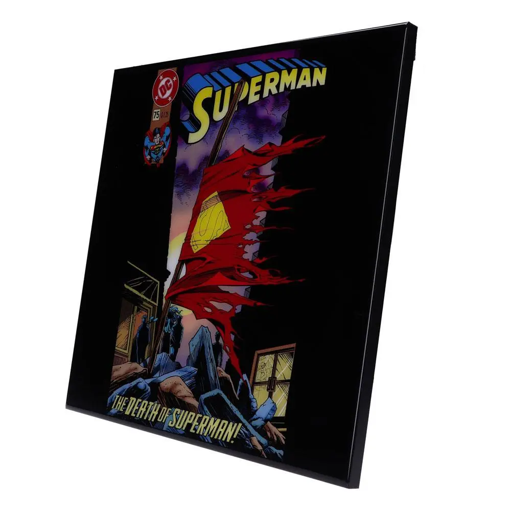 Superman Crystal Clear Picture The Death of Superman 32 x 32 cm termékfotó