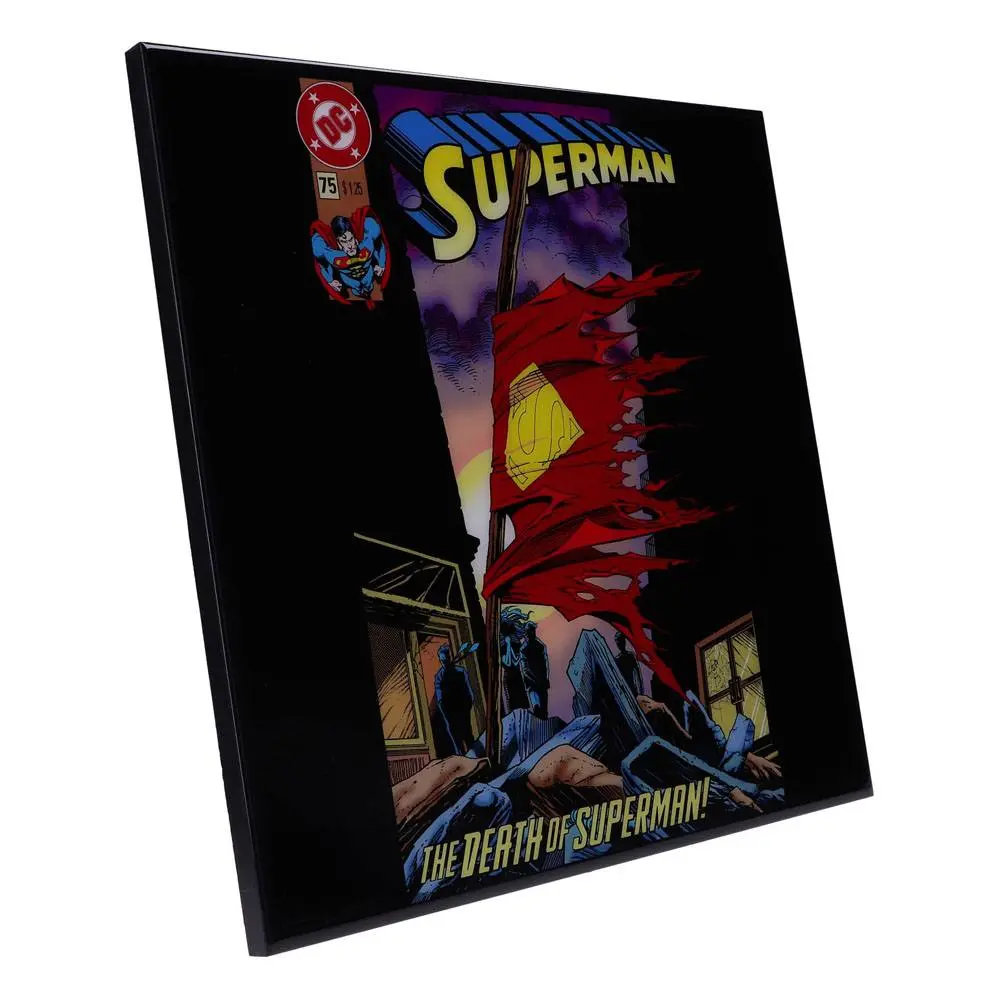 Superman Crystal Clear Picture The Death of Superman 32 x 32 cm termékfotó