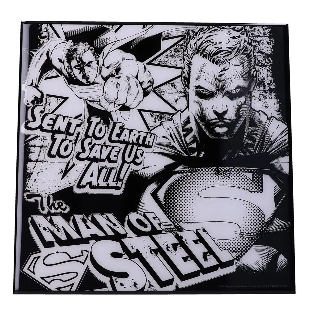 Superman Crystal Clear Picture The Man of Steel 32 x 32 cm termékfotó