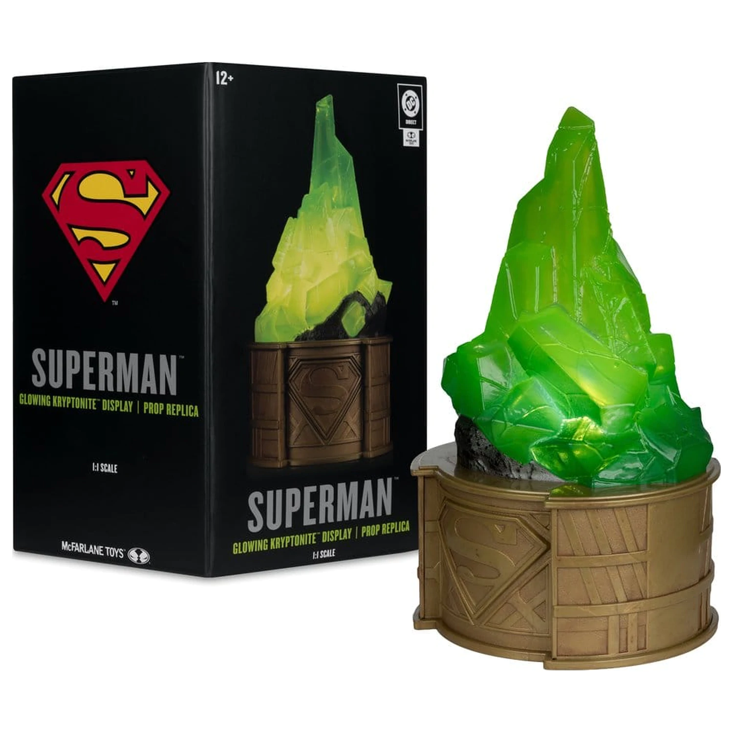 Superman DC Direct replika 1/1 Kryptonite Display (Gold Label) 18 cm termékfotó