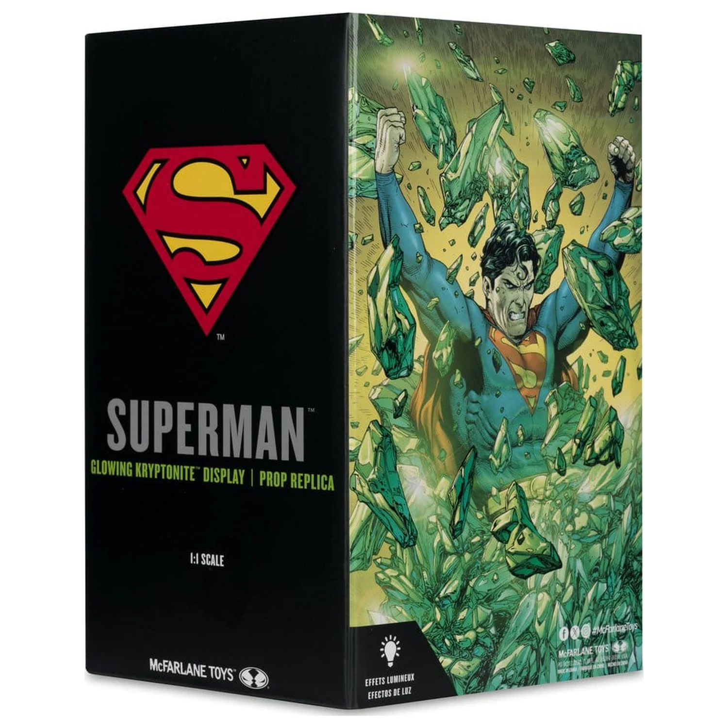 Superman DC Direct replika 1/1 Kryptonite Display (Gold Label) 18 cm termékfotó