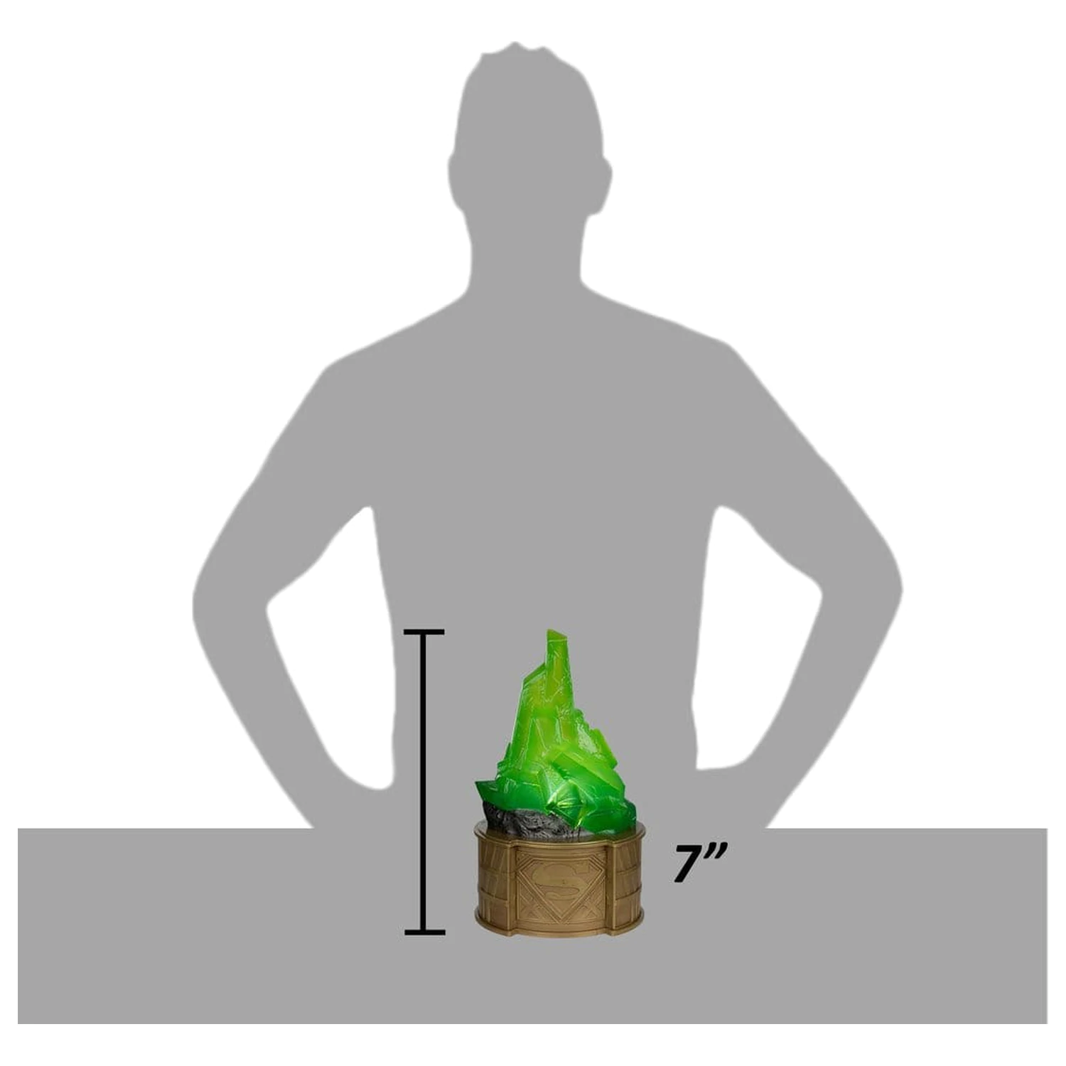 Superman DC Direct replika 1/1 Kryptonite Display (Gold Label) 18 cm termékfotó
