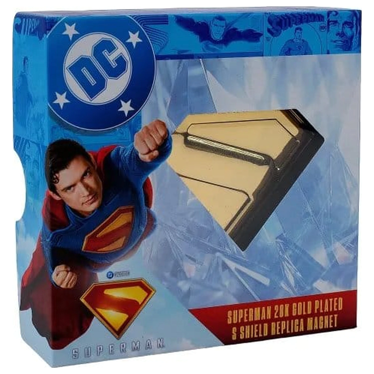 Superman Gold Shield replika hűtőmágnes termékfotó
