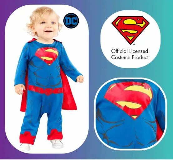 Superman jelmez 2-3 év termékfotó